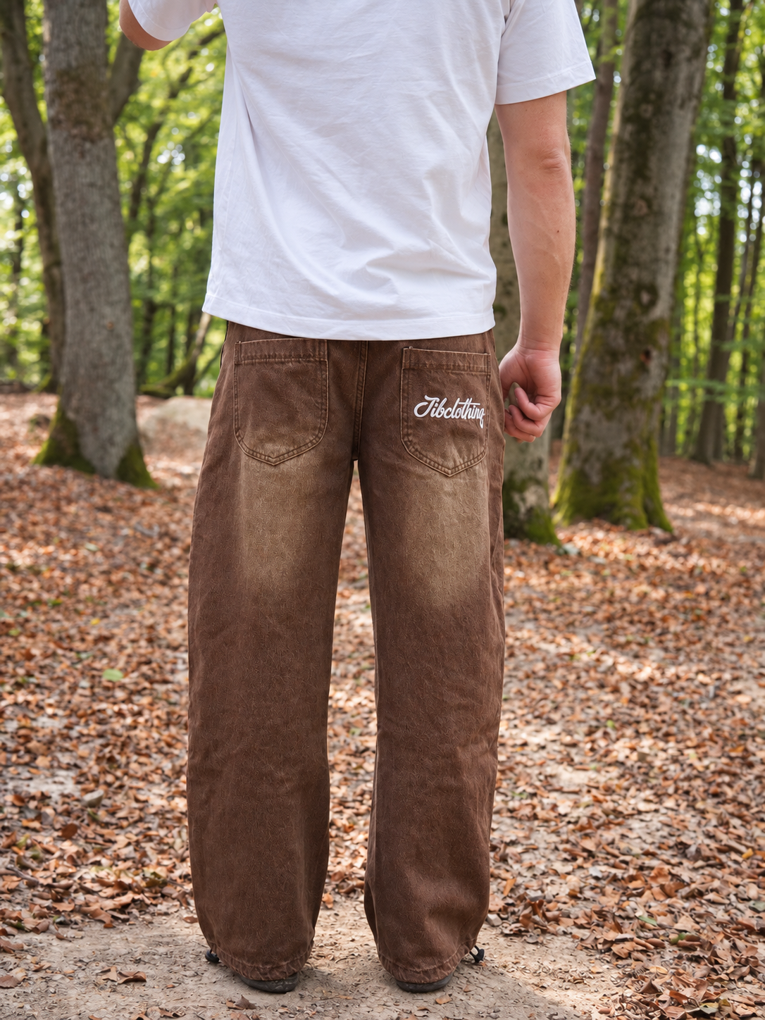 BROWN BAGGY MTB JEANS
