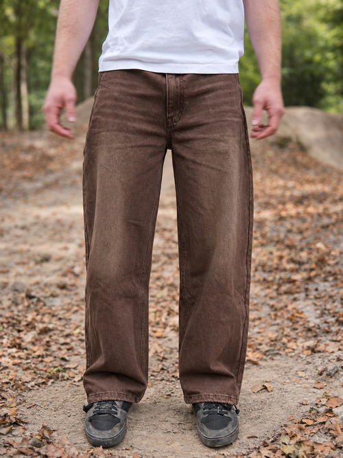 BROWN BAGGY MTB JEANS