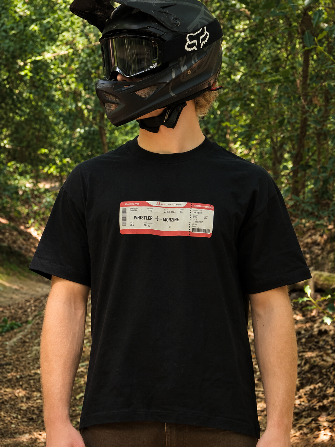 JIB Flight Ticket MTB T-Shirt – Produktfoto 3