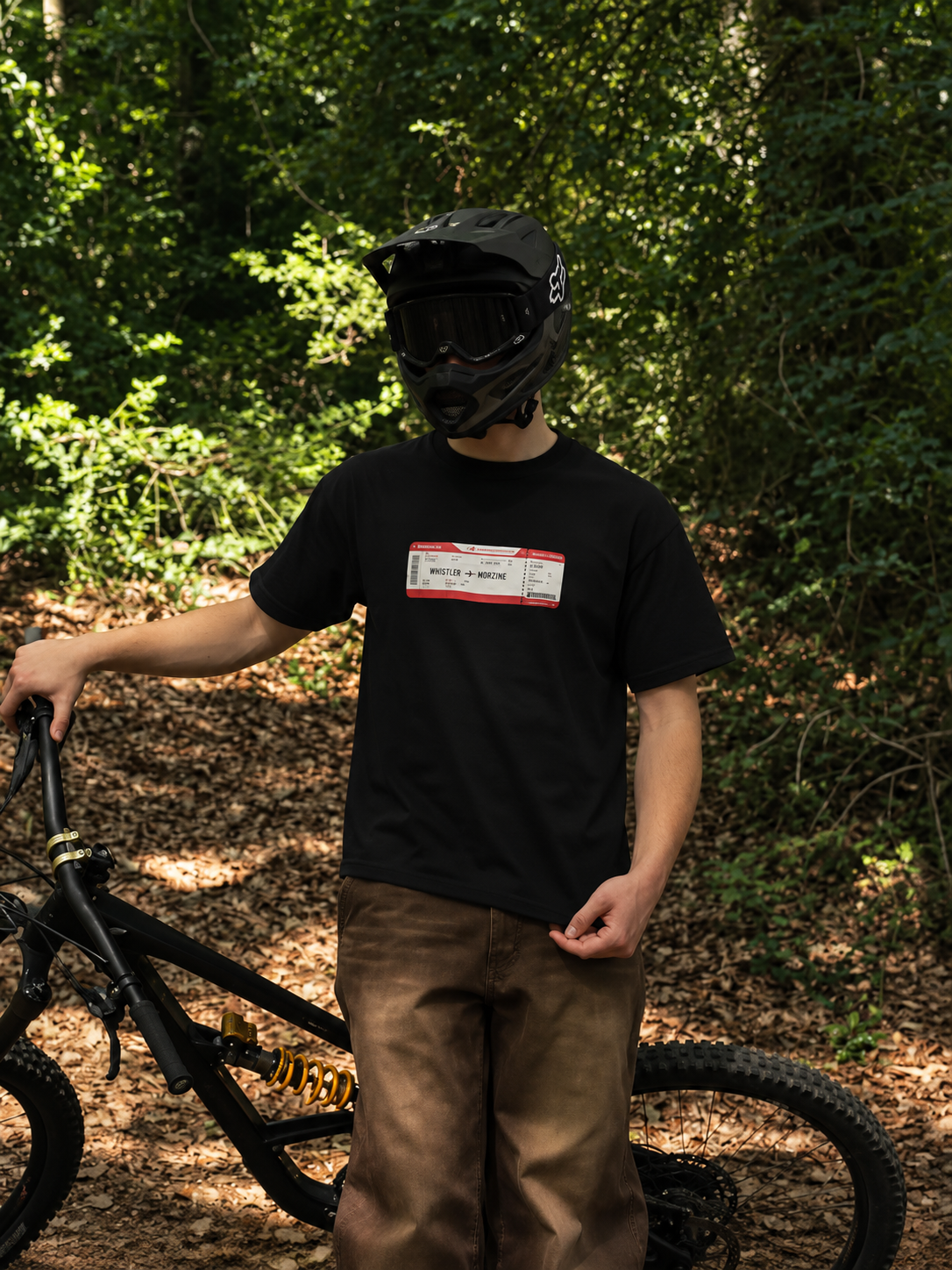 JIB Flight Ticket MTB T-Shirt – Produktfoto 5