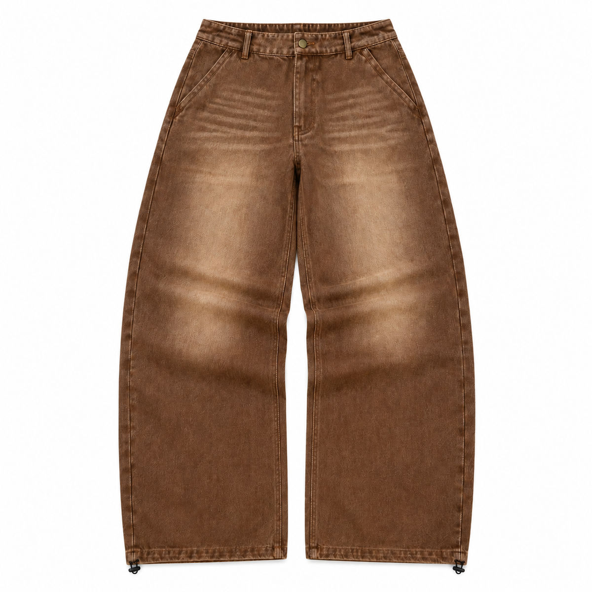JIB Brown Baggy MTB Jeans – Produktfoto 1